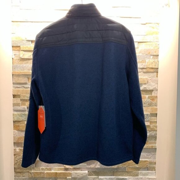 FREE COUNTRY HEATHERED FLEECE FRONT ZIP JACKET - Picture 4 of 7